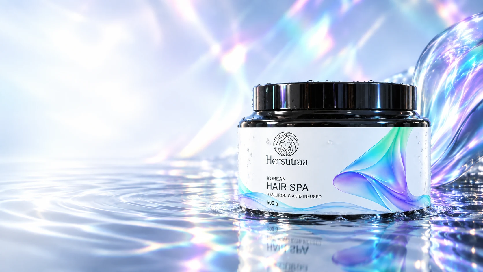 Hersutraa spa in the approved prismatic packaging